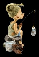 Pixie Kobold Figur - Angler Petri Heil