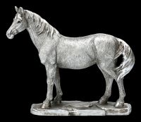 Standing Horse - Antique Silver
