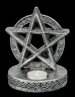 Tealight Holder - Wicca Witch Pentagram
