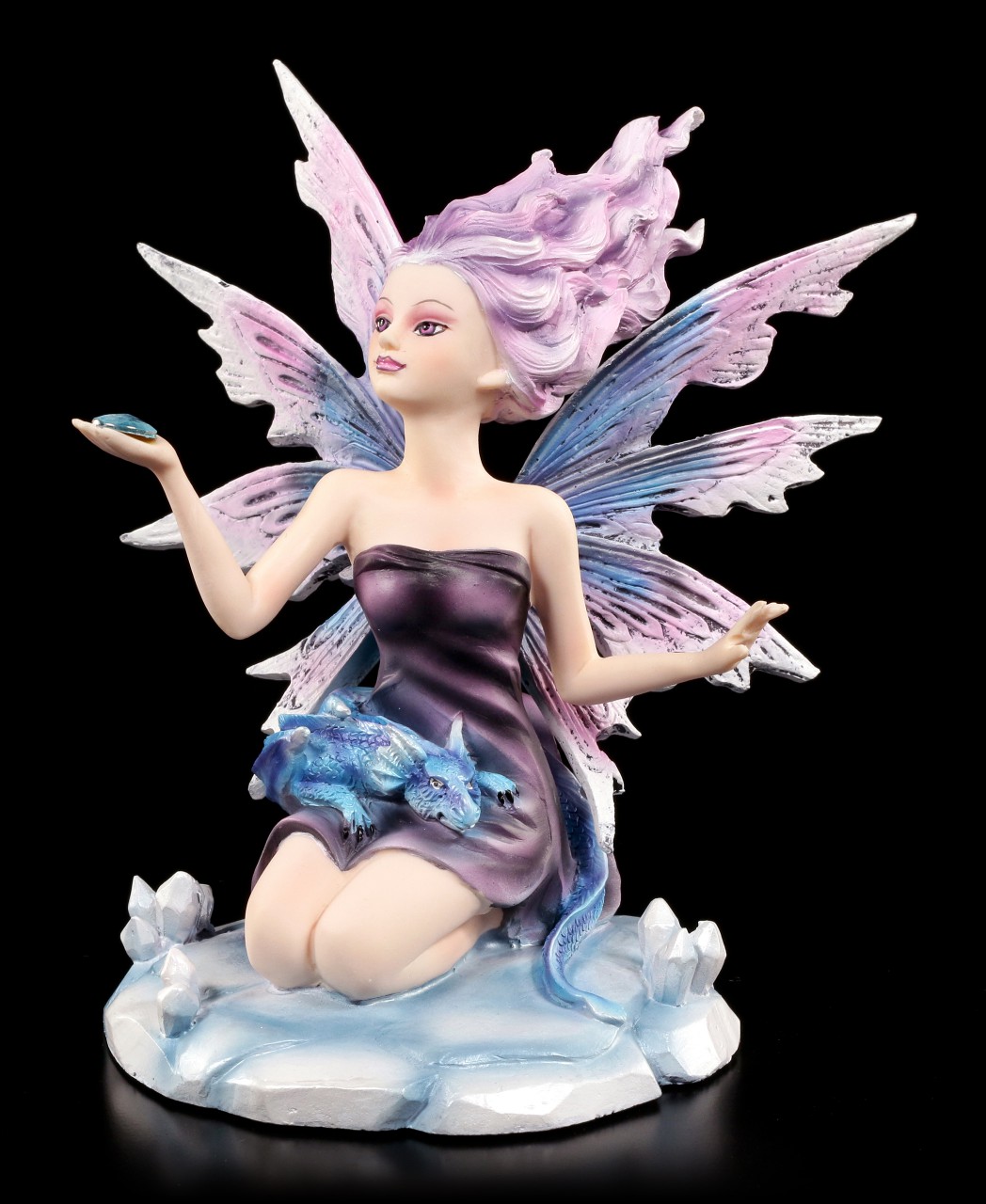 Elementary Fairy Figurine - Air - with little Dragon