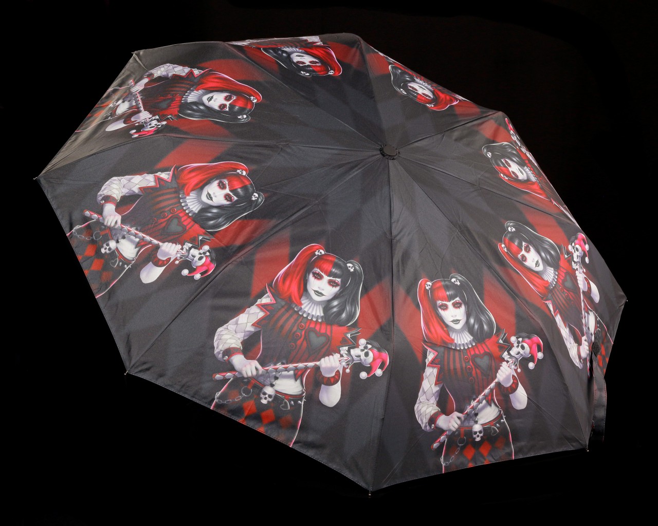 Umbrella with Harlequin - Dark Jester