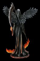Dark Angel Figurine with Flame Scythe