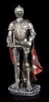 Knight Figurine with red Cloak and Sword