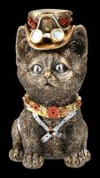 Cat Figurine - Steampunk Kitty with Tophat