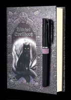 Hardcover Notizbuch mit Stift - Witches Spellbook