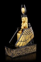 Isis Figurine with Horus Child - gold colored