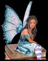Elfen Figur auf Büchern - Book Fairy by Amy Brown