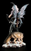 Fairy Figurine - Archer with Wolf