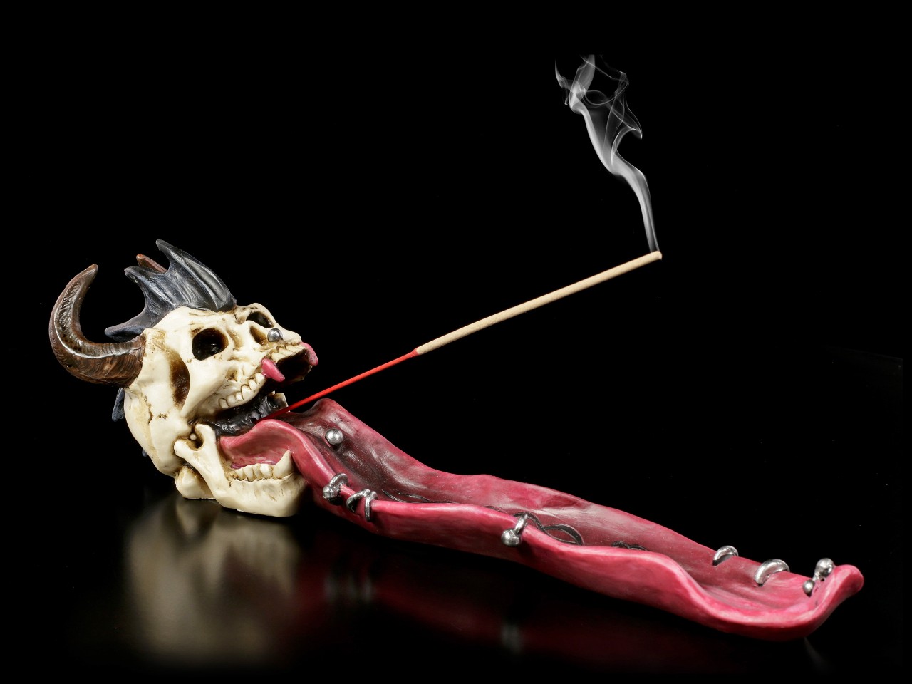 Incense Stick Holder Skull - Pierced Prodigy