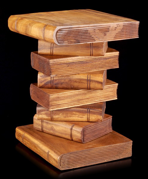 Side Table - Knowledge is Power - Wood