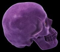 Skull Purple Velour - Jewelled Gaze
