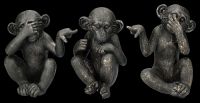 Schimpansen Baby Figuren - Nichts Böses klein