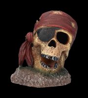 Aquarium Figur - Totenkopf Pirat