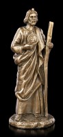 Kleine Heiliger Judas Thaddäus Figur - bronziert