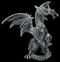 Dragon Figurine silver - Two-Headed Hydra