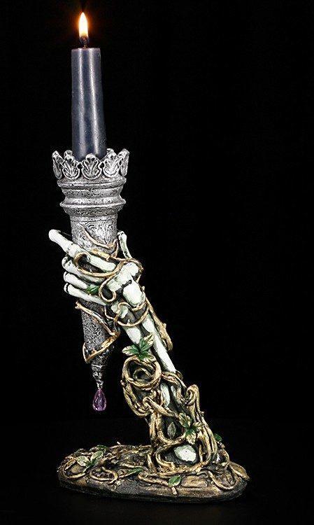 Alchemy The Vault - Skeleton Hand Candle Holder