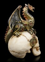 Steampunk Dragon on Skull - Dragon&#39;s Grasp