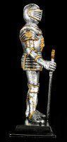 Knight Figurine with Sword - Golden Lion