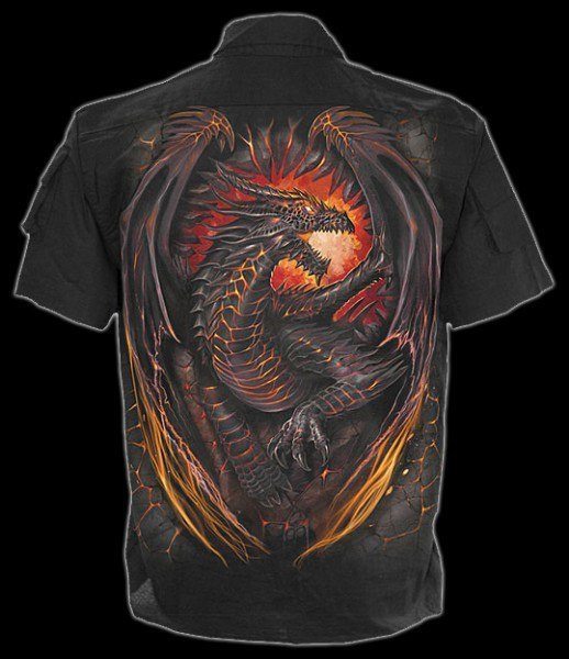 Dragon Furnace - Short Sleeve Worker Shirt