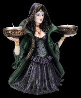 Double Tealight Holder - Witch