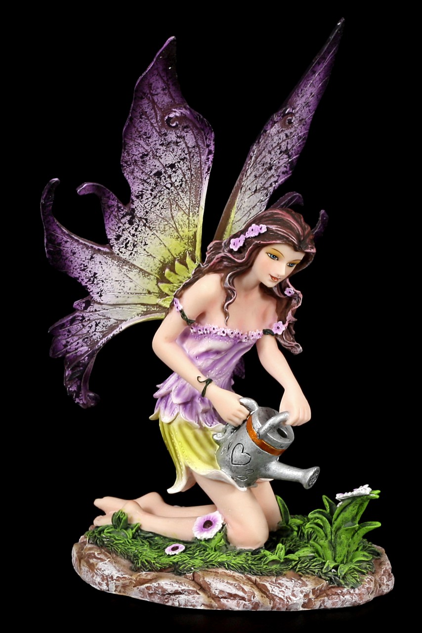 Elfen Figur - Viola giesst Blumen