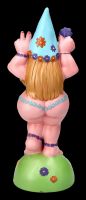 Garden Gnome Figurine - Hippie Lady Flower Power