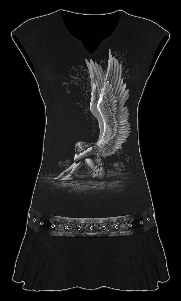 Langshirt Gothic Engel - Enslaved Angel