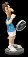 Tennisfigur - Lustiger Tennisspieler by Warren Stratford