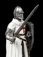 German Crusader Figurine with Sword and Shield
