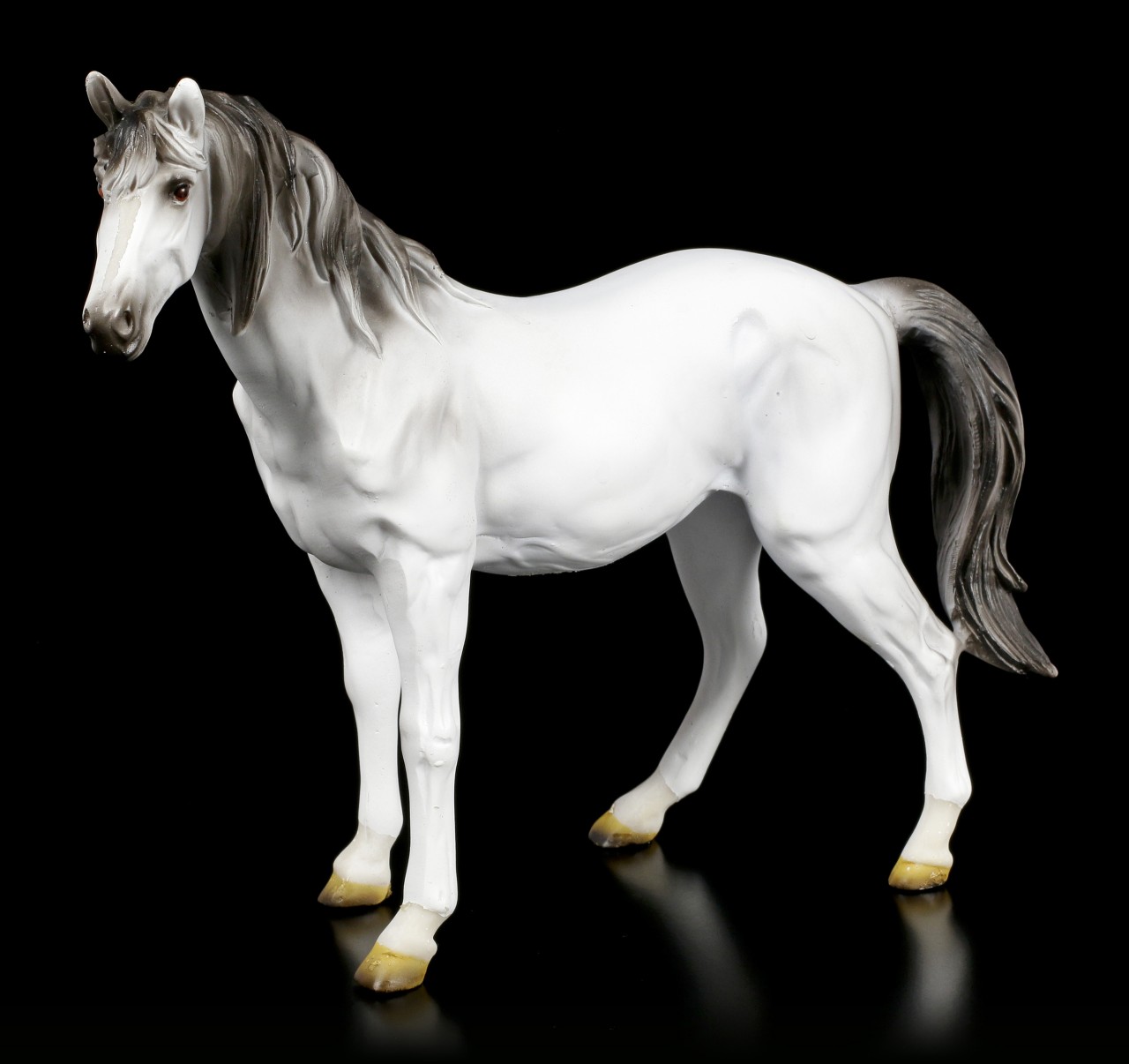 Weiße Pferde Figur