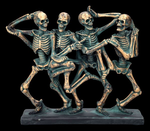 Dancing Skeletons Decoration Figurine