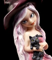 Witch Figurine - Rosa with Cat