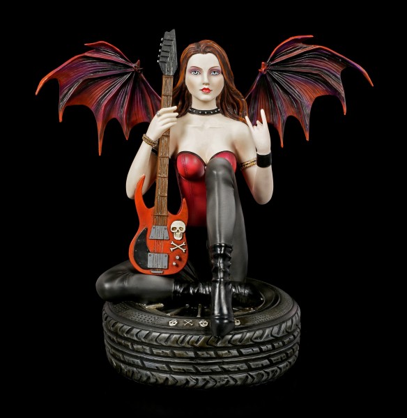 Dark Angel Figurine - Coctura with Electric Guitar