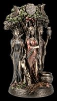 Celtic Trinity Goddess Figurine - Old, Mother & Girl