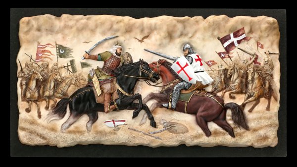 Wall Ornament - Battle of Crusaders vs. Saracens