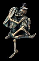 Kissing Skeleton Shelf Sitter - Love Never Dies
