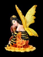 Fairy Figurine - Mini Fairy on Sunflower