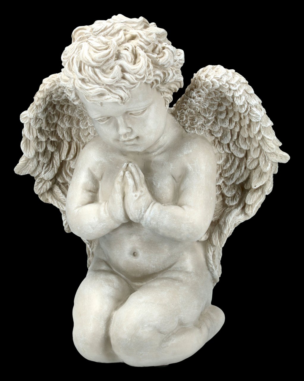 Gartenfigur - Engel kniend im Gebet