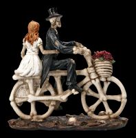 Skeleton Figurine - Lovers Wedding Hitch a Ride
