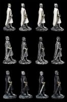Knight Figurines - Crusader Set of 12 colored 4,5 cm