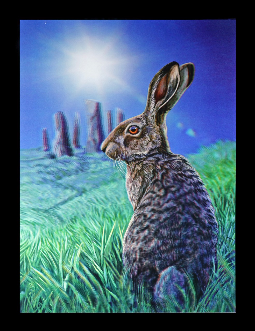 3D Picture with Hare - Solstice