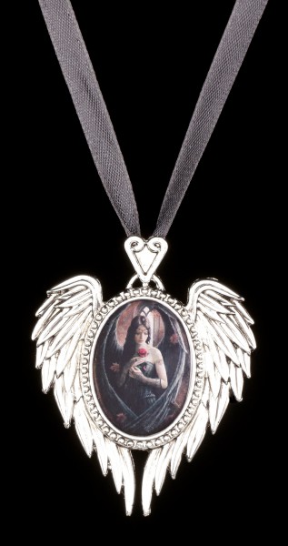 Angel Rose Cameo by Anne Stokes