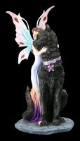 Fairy Figurine - Cudla with black Cat