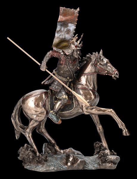 Samurai Figure - Riding Warrior with Lance