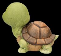 Niedliche Schildkrötenfigur mit Marienkäfer - klein