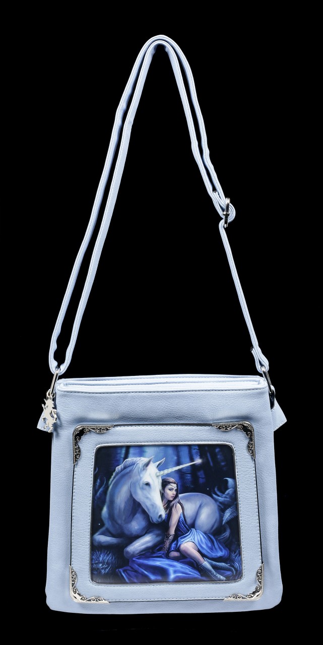 3D Side Bag with Unicorn - Blue Moon
