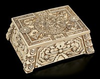 Azteken Schatulle mit Maya Kalender