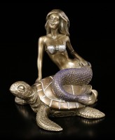 Mermaid Figurine on Turtle