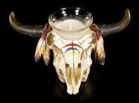 Wild West Tealight Holder - Bison Head