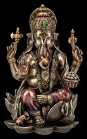Ganesha Figur auf Lotusthron